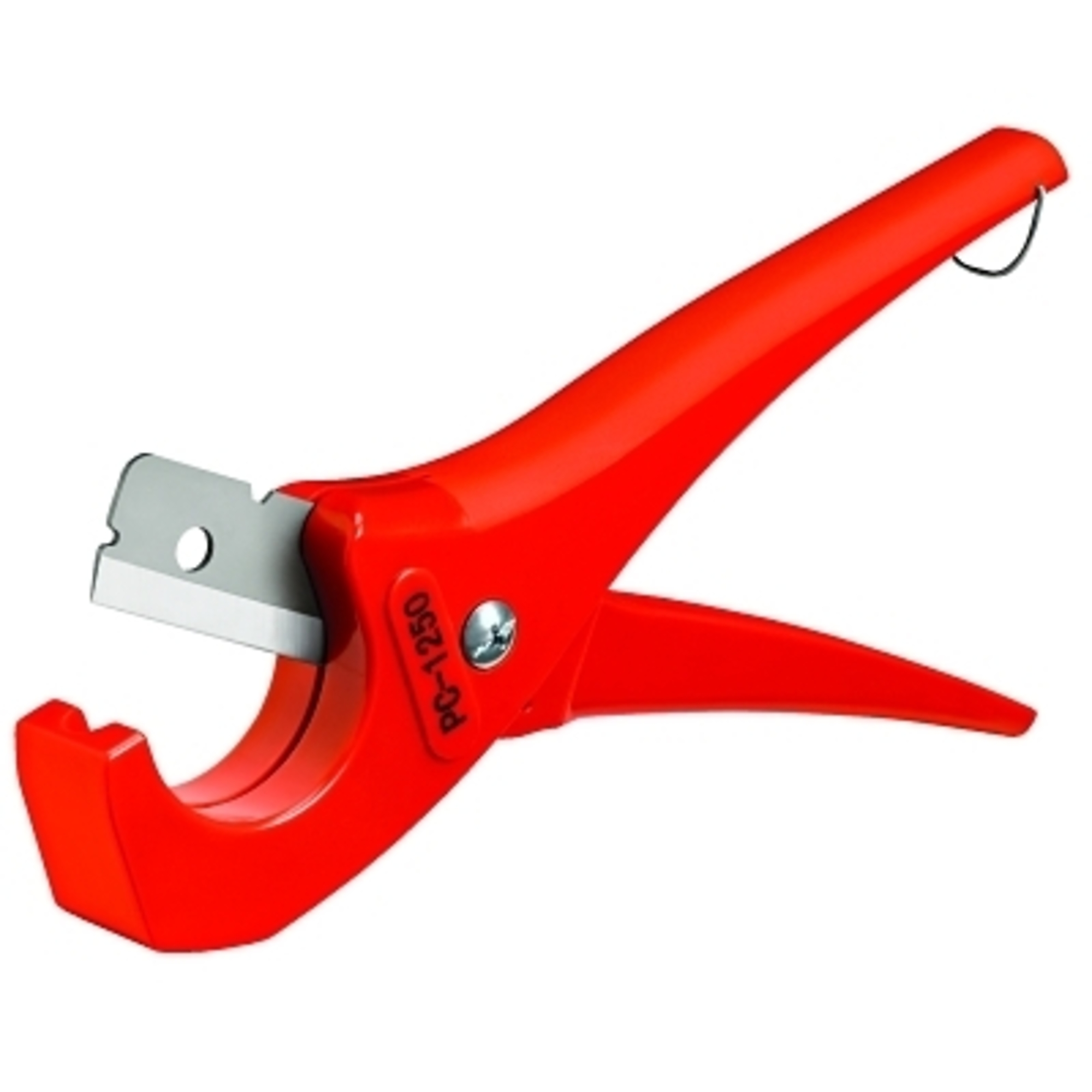 RIDGID Single Stroke Plastic Pipe and Tubing Cutter, Model PC-1250, 1/8 in to 1-5/8 in Cutting Capacity (23488)